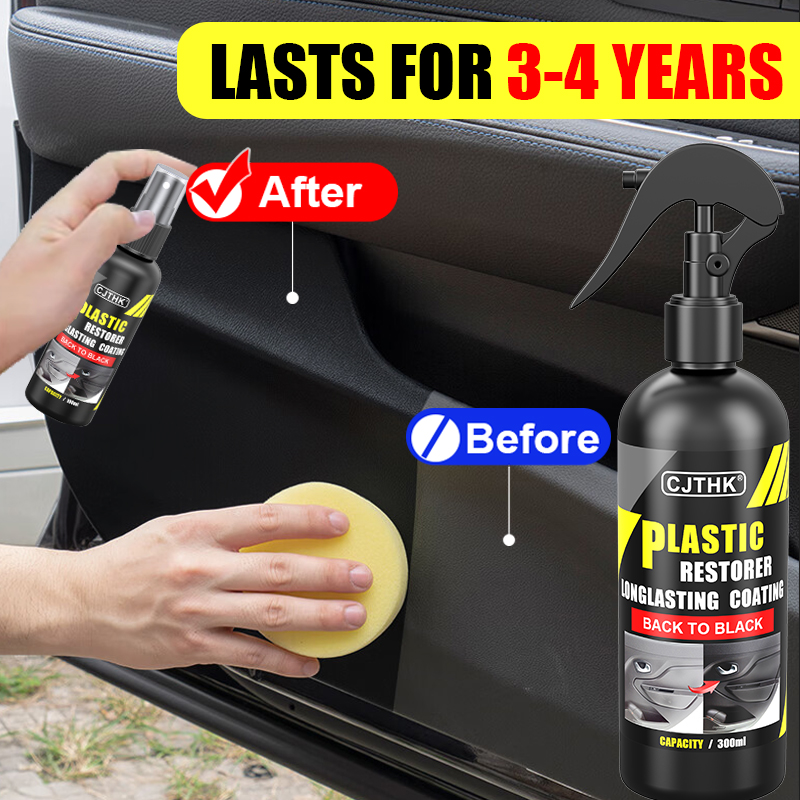 Leather Cleaner Interior - Car Plastic Restorer Back To Black