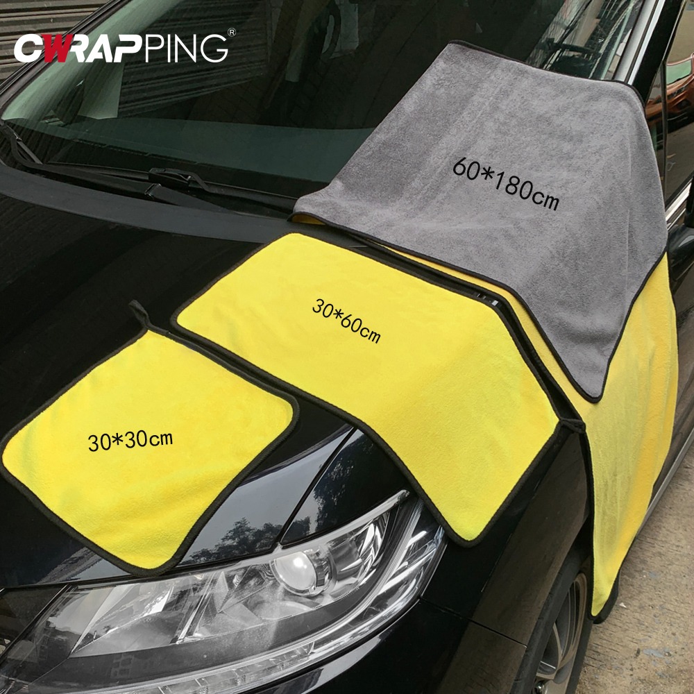 Microfiber Towel Detailing - 1/2pcs Microfiber Towels Car Wash Supplies