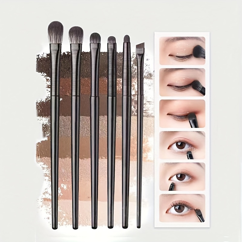 Detailing Brush Set - 6pcs Soft Eyeshadow Brush Set Eye