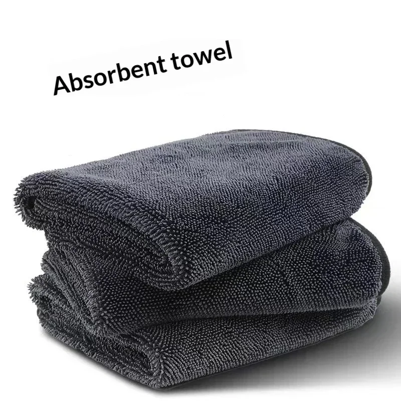 Microfiber Towel Detailing - 500GSM Car Care Wash Towel Ultra-Absorbent