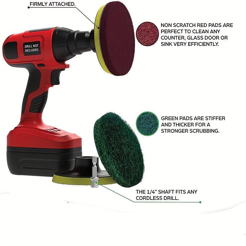 Car Electric Drill Brush Kit E - đánh giá và giá Car Cleaning Brush