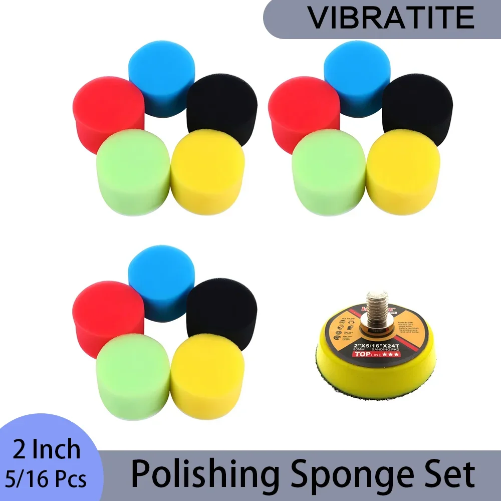 5/16 Pcs 2 Inch Polishing Spon - đánh giá và giá Polish Pad Set Buffer