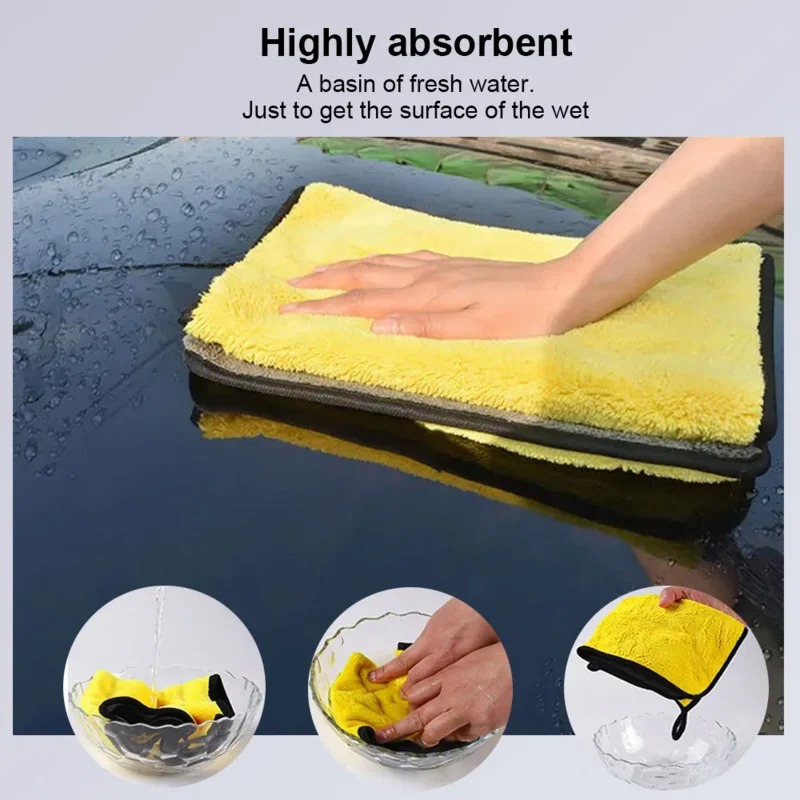 1/20pcs Car Cleaning Microfibe - đánh giá và giá Microfiber Towel Detailing