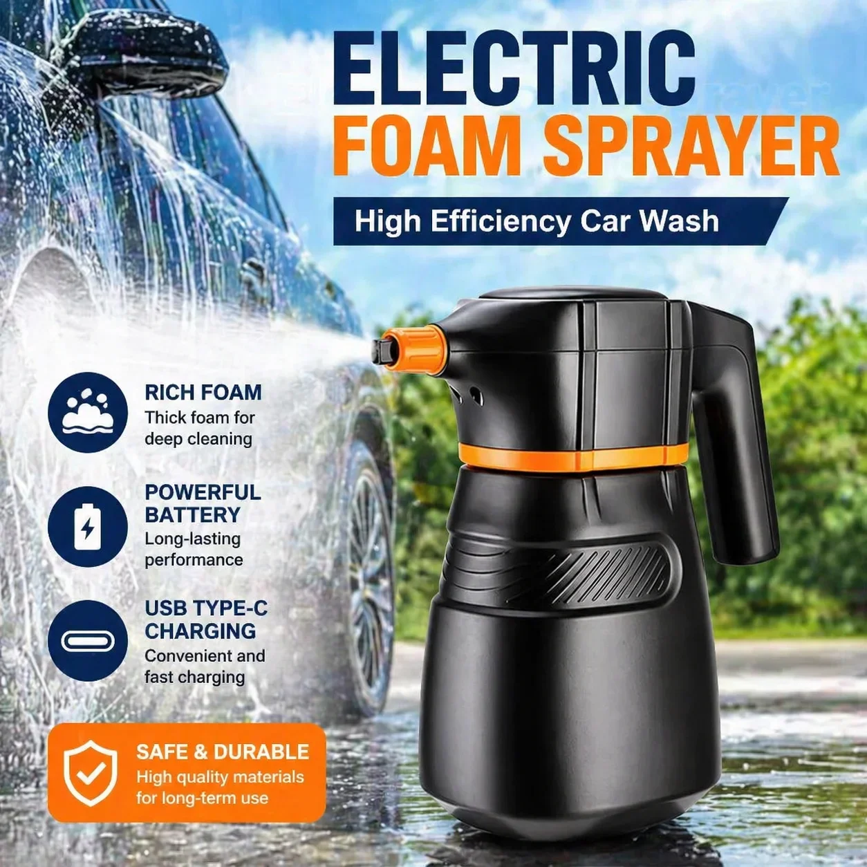 Electric Foam Sprayer Car Wash - đánh giá và giá Pressure Washer Foam Gun