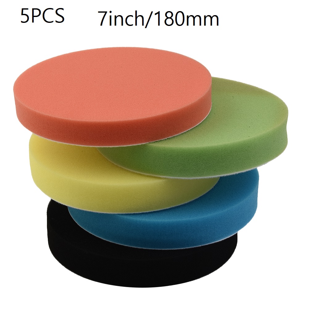 5 Pcs Sponge Polishing Pad 7In - đánh giá và giá Polish Pad Set Buffer