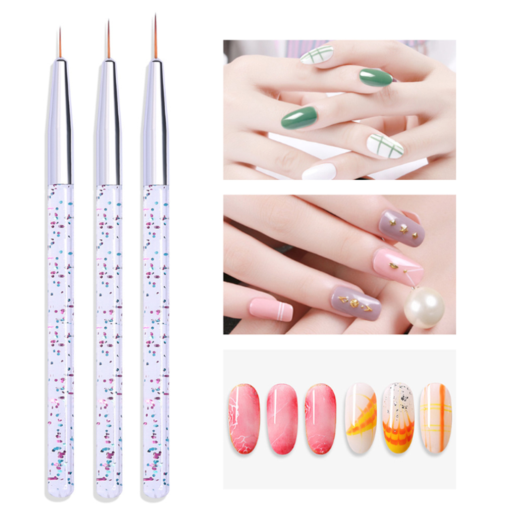LINMANDA 3Pcs Nail Art Pen Set - đánh giá và giá Detailing Brush Set