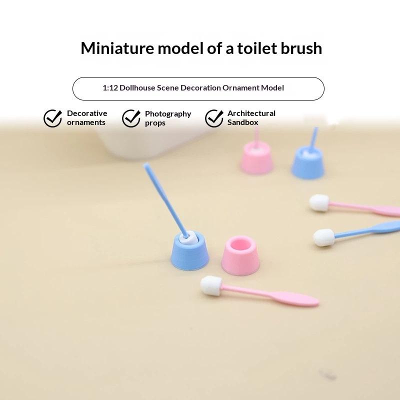 1 Set Mini Simulation Toilet B - đánh giá và giá Detailing Brush Set