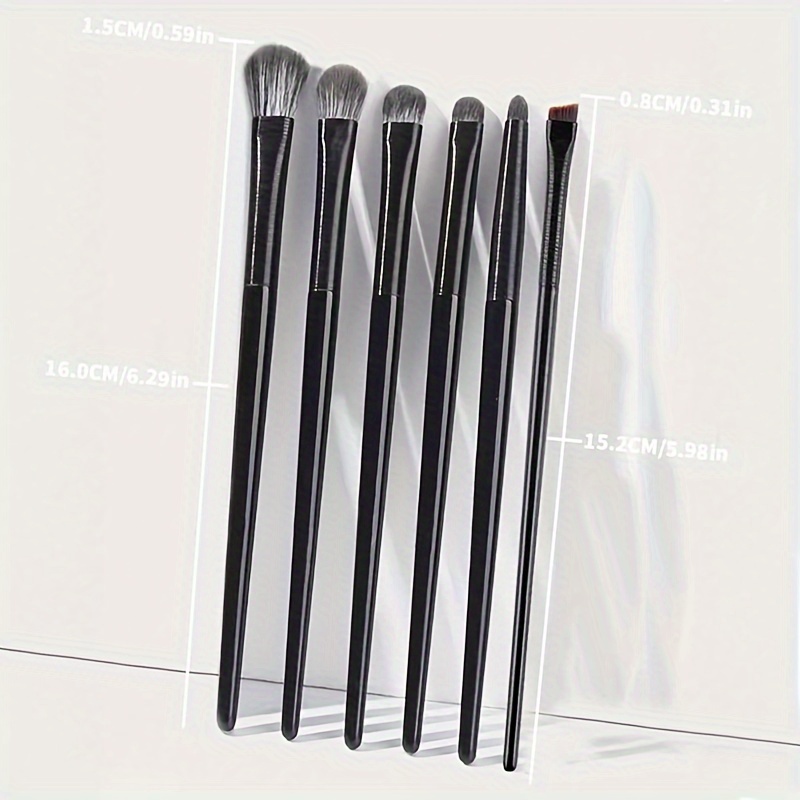 6pcs Soft Eyeshadow Brush Set  - đánh giá và giá Detailing Brush Set