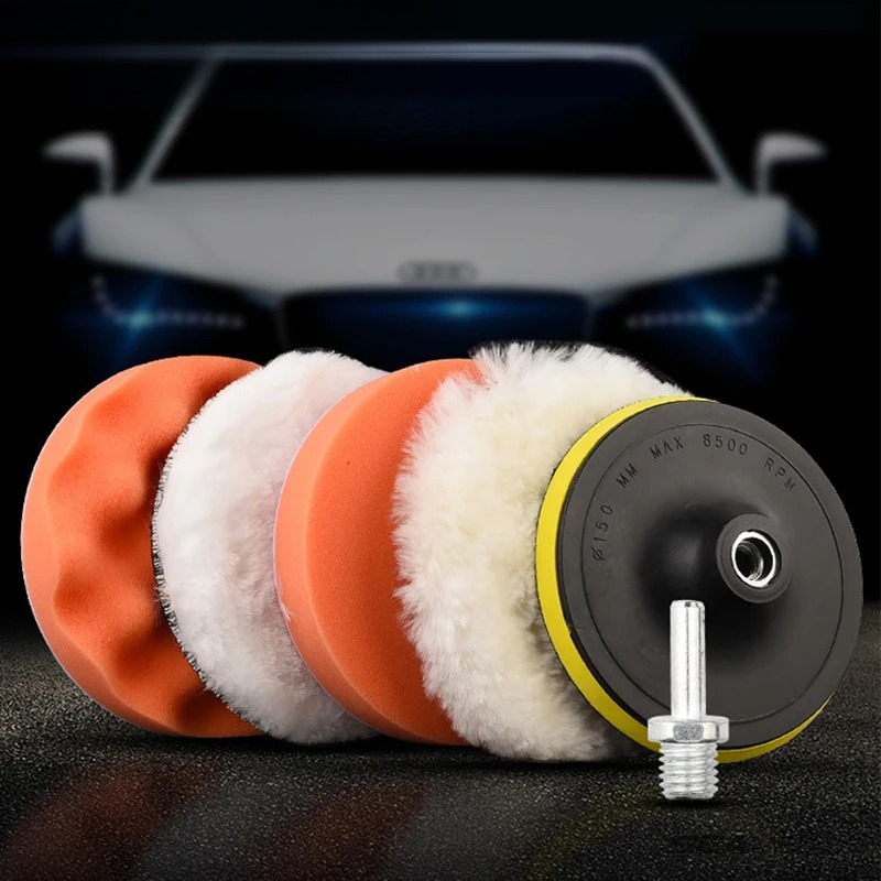 6pcs/set Car Polishing Sponge  - đánh giá và giá Polish Pad Set Buffer