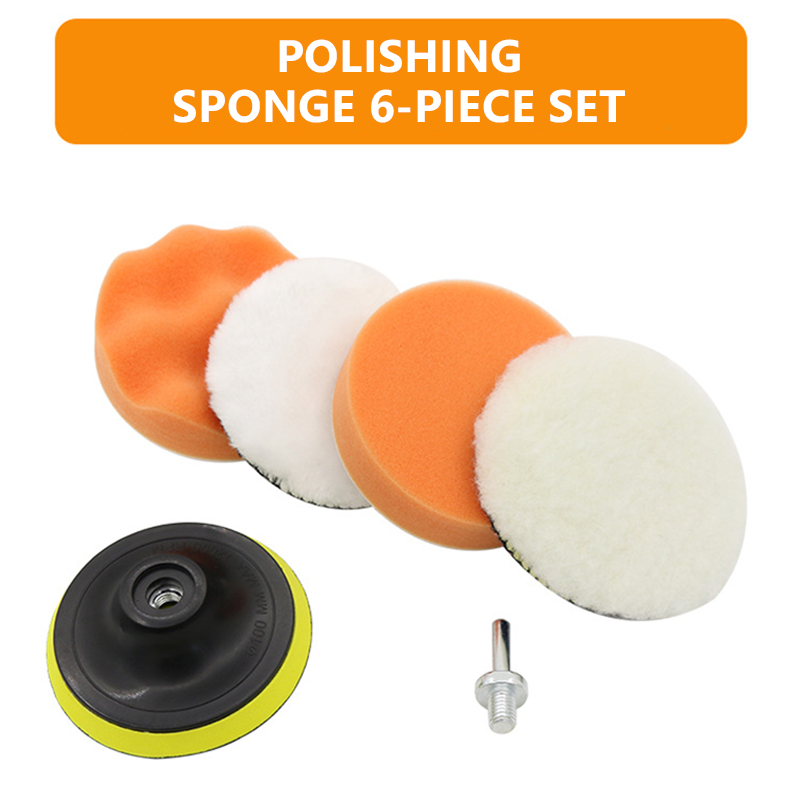 6pcs/set Car Polishing Sponge  - đánh giá và giá Polish Pad Set Buffer
