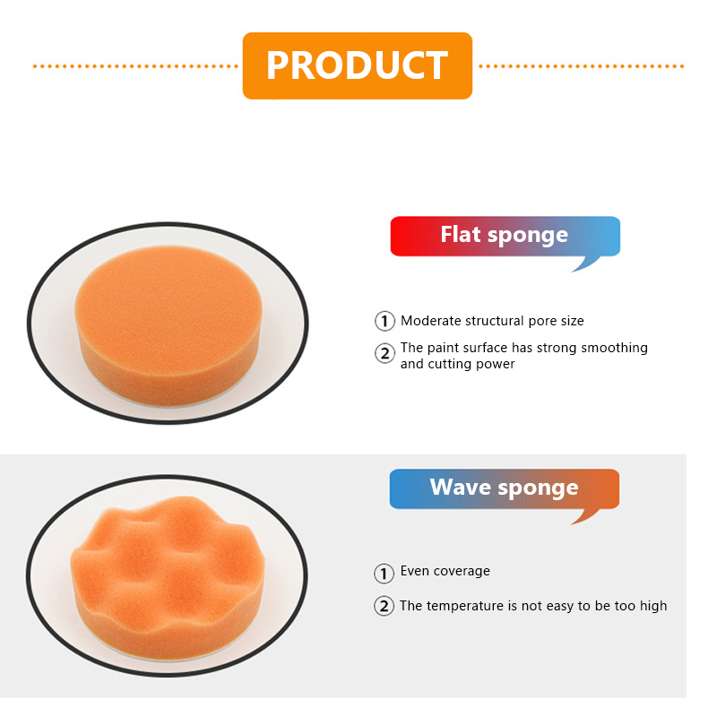 6pcs/set Car Polishing Sponge  - đánh giá và giá Polish Pad Set Buffer