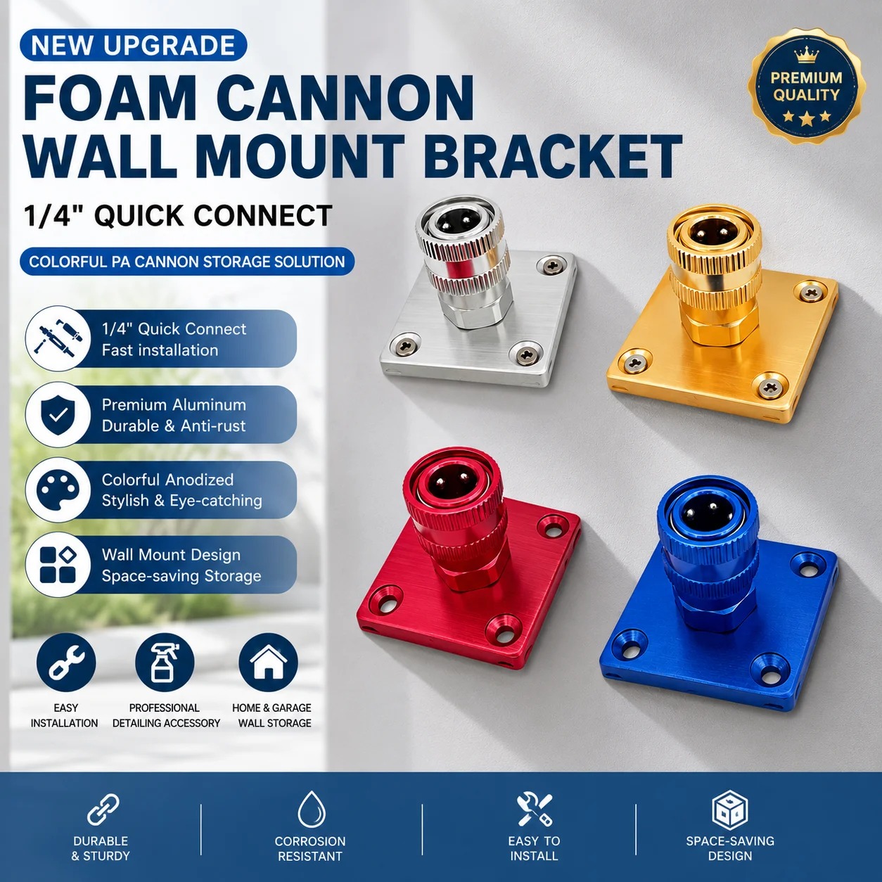 1/4 Quick Connect Foam Cannon  - đánh giá và giá Foam Cannon Car Wash