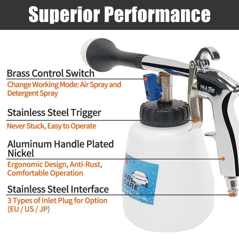 Pneumatic Air Foam Gun Interio - đánh giá và giá Pressure Washer Foam Gun