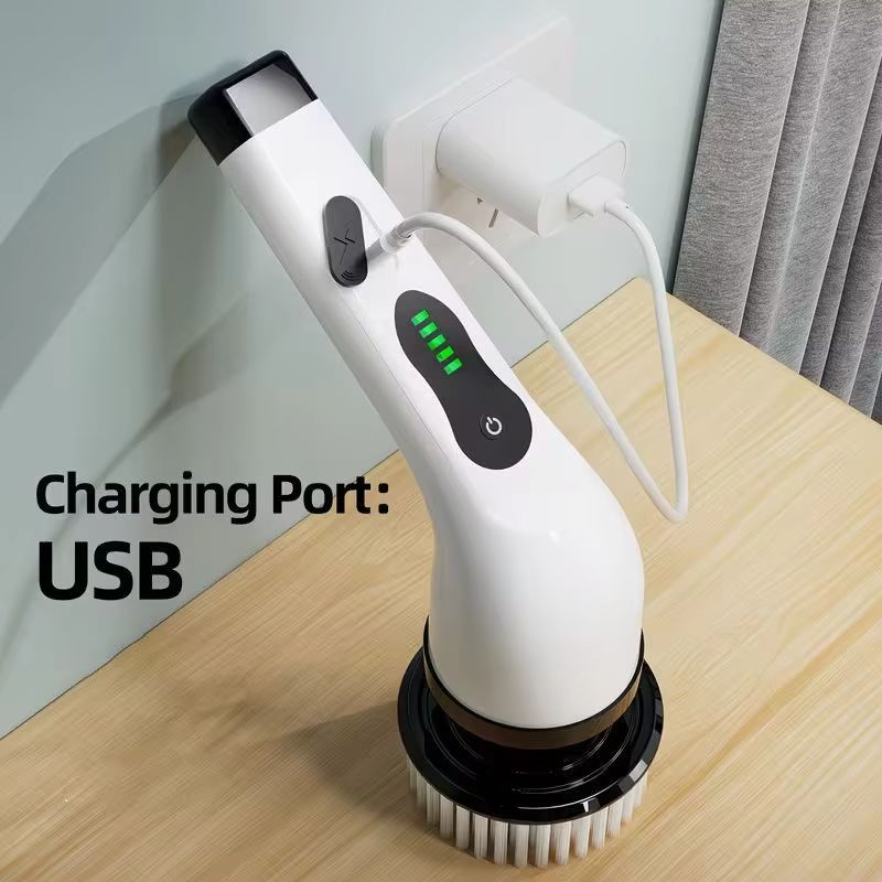 Wireless Electric Spin Scrubbe - đánh giá và giá Car Cleaning Brush
