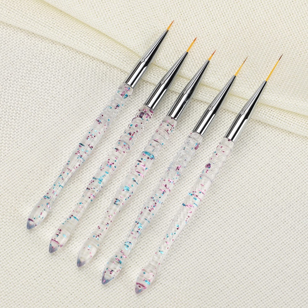 5 Pieces Professional Nail Art - đánh giá và giá Detailing Brush Set