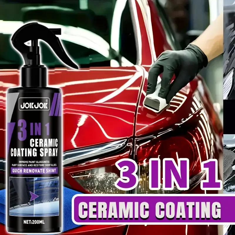 3 in 1 Car Ceramic Liquid Coat - đánh giá và giá Car Wax Ceramic Coating