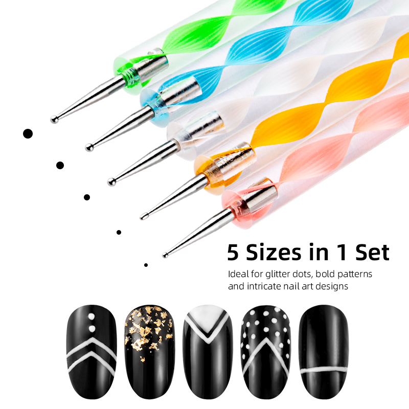 23PCS Nail Art Brushes Kit Lin - đánh giá và giá Detailing Brush Set
